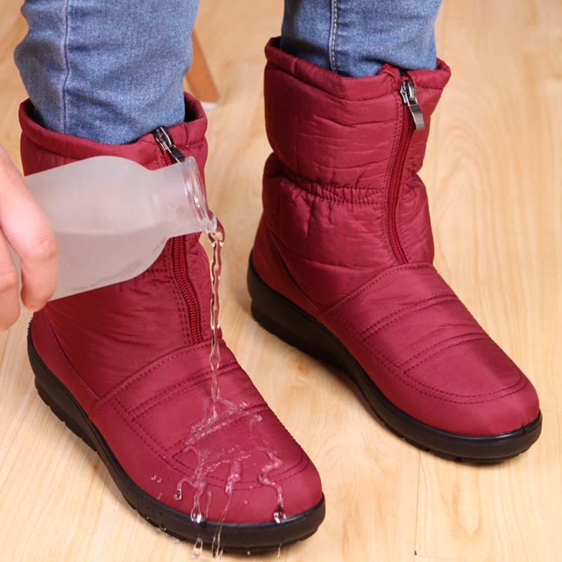 Women Snow Booties Casual Comfort Warm Shoes