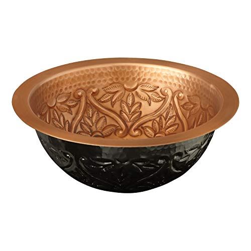 Copper Drop In or Undermount Bathroom Sink