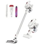 12000Pa Powerful Suction Cordless Stick Vacuum Cleaner With Rechargeable Lithium Ion Battery & LED Brush