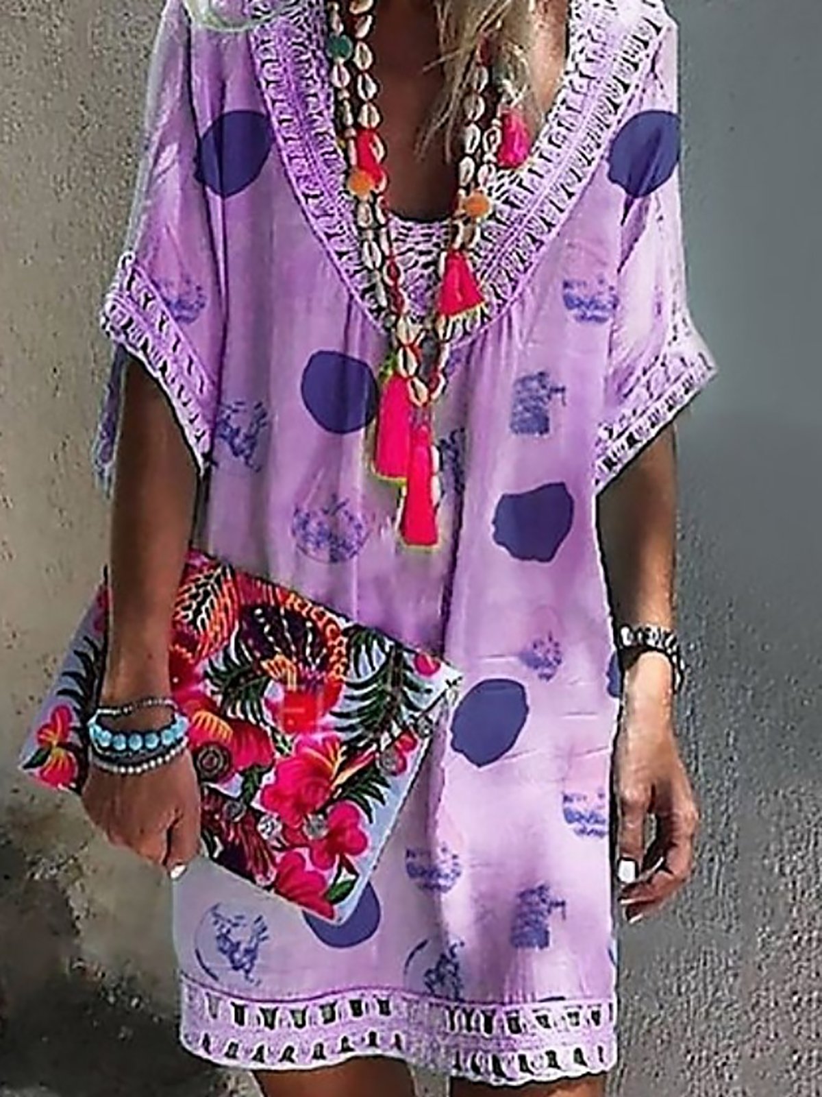 Holiday Half Sleeve Casual Dresses