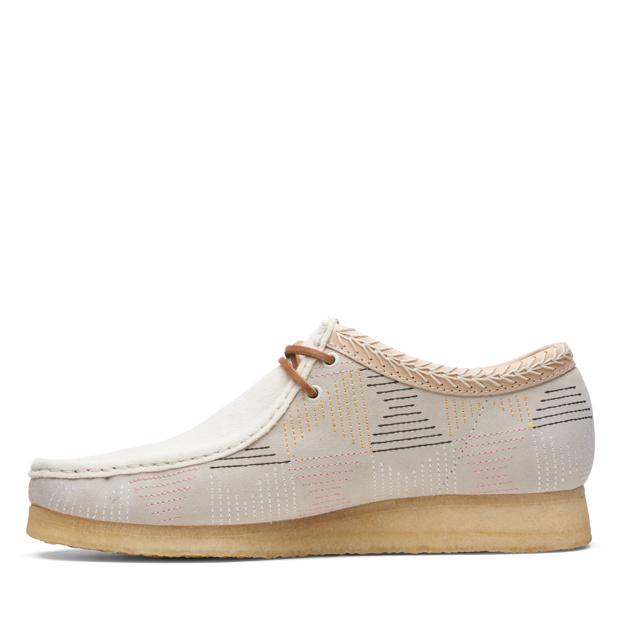 Men  Wallabee Off White Hairy
