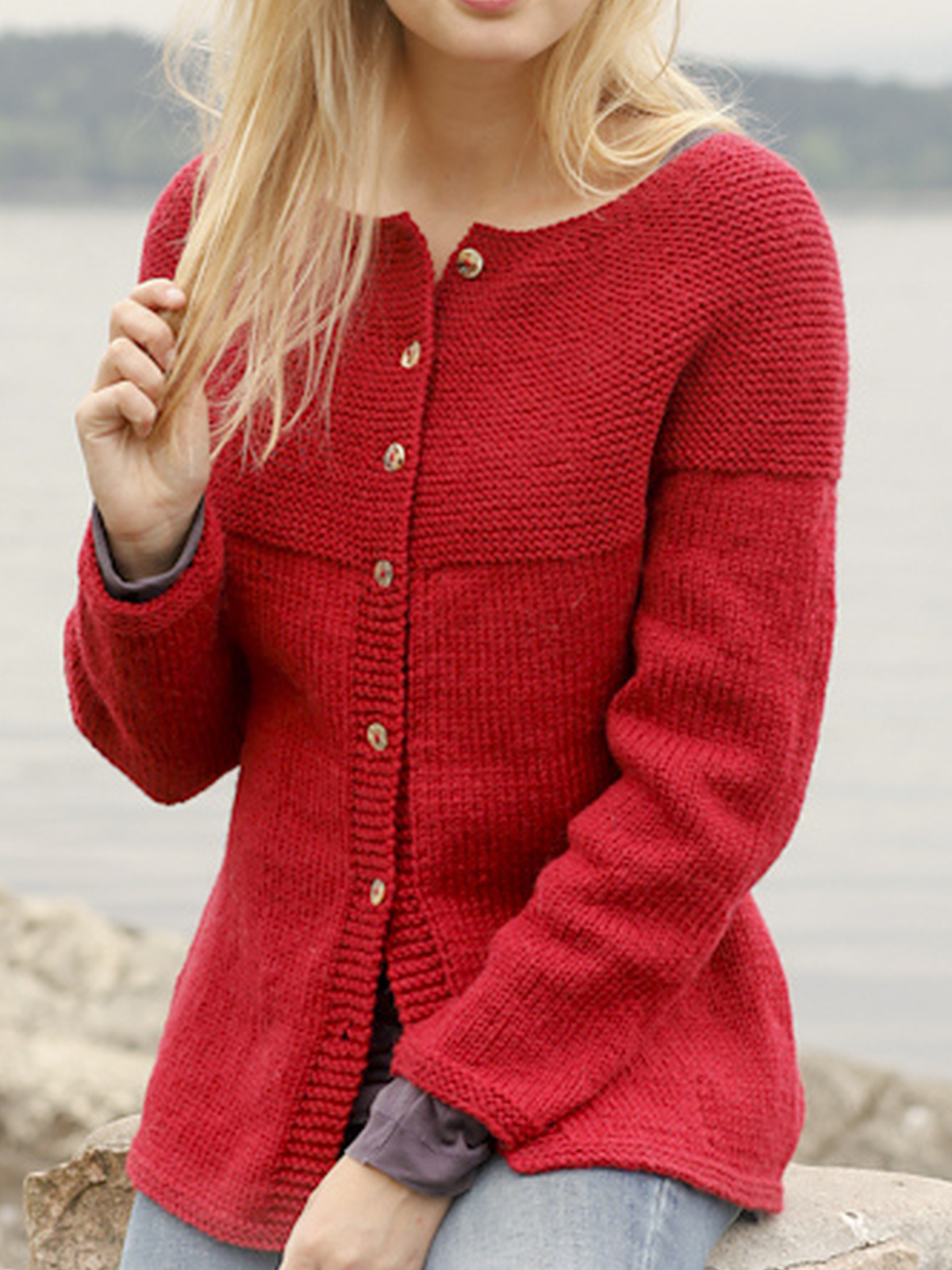 Solid Long Sleeve Casual Outerwear