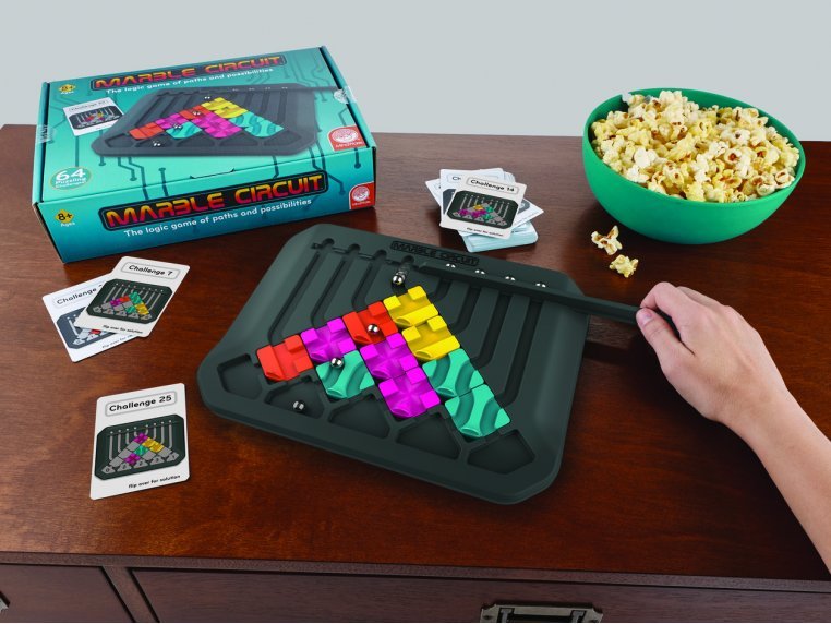 Marble Circuit Tile Strategy Game
