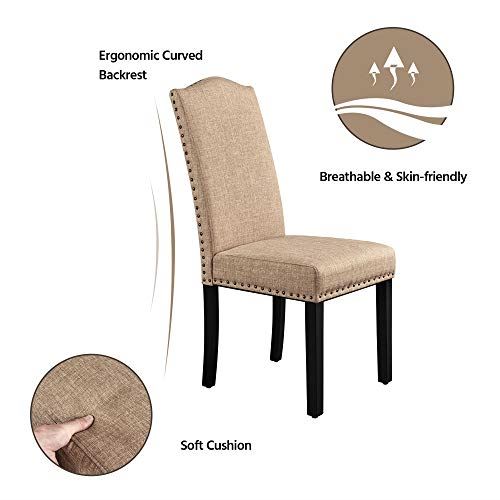 Dining Room Chairs Living Room Chairs with Rubber Wood Legs