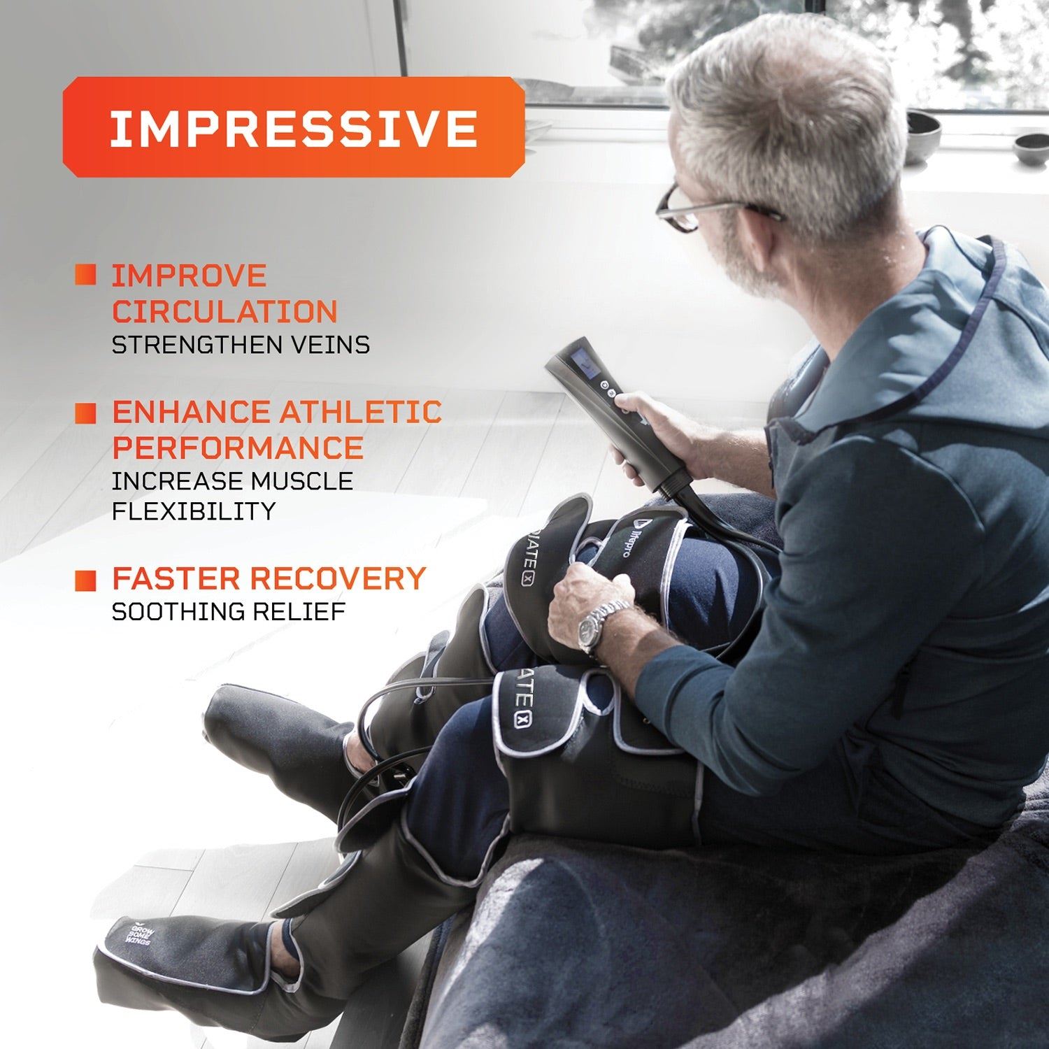 Lifepro Radiate X Thigh, Calf and Foot Massager