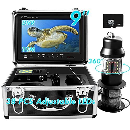 Underwater Ice Fishing Camera 360° Rotating View Waterproof Video Camera