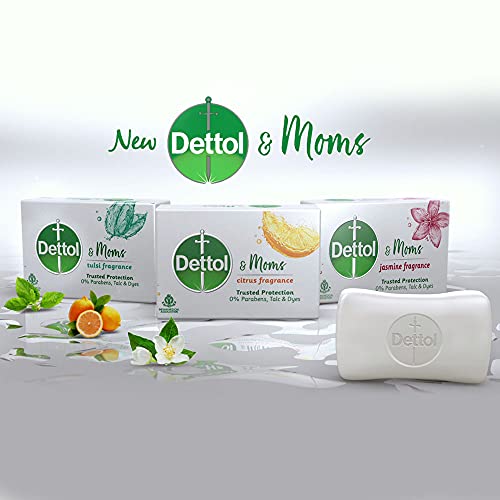Dettol & Moms 柑橘沐浴皂,125 克,买 3 送 1