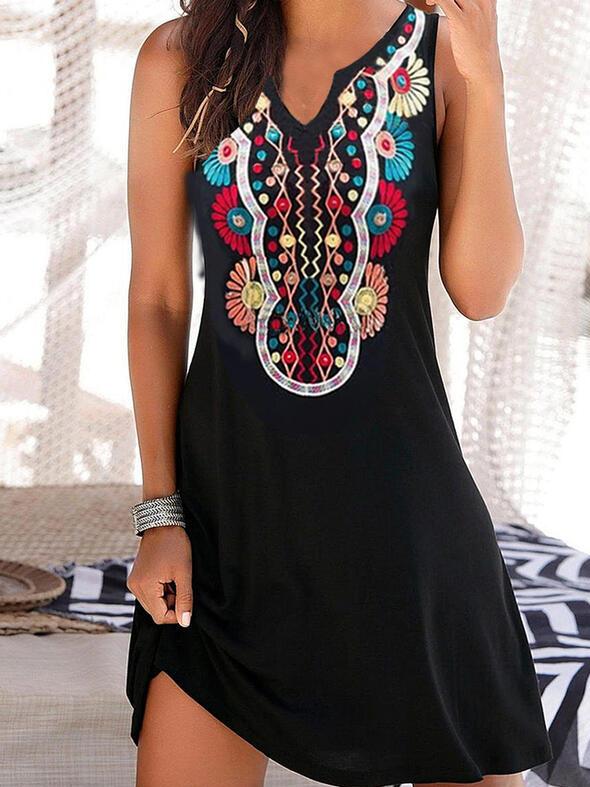 Vintage Sleeveless Dresses