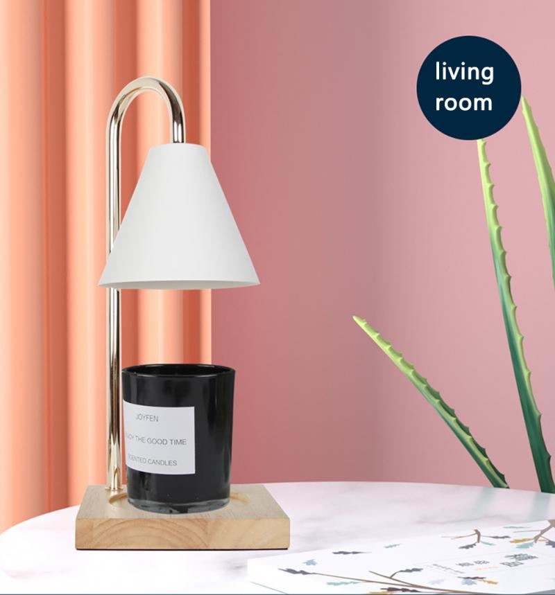 reative Aromatherapy Lamp Candle Fragrance Melting Candle Lamp Bedside Bedroom