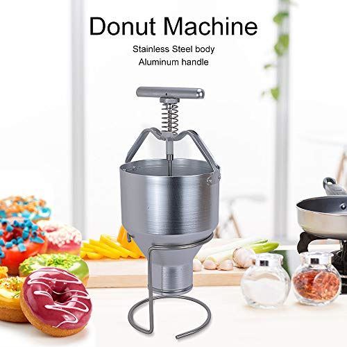 6 Adjustable Thicknesses Mini Donut Maker, Home Commercial Use