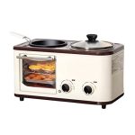 3-in-1 Electric Breakfast Station, Oven + Griddle + Cooking Pot