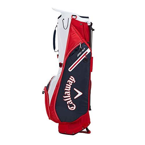 Callaway Golf 2021 Hyperlite Zero Stand Bag , Navy/Red/White Flag