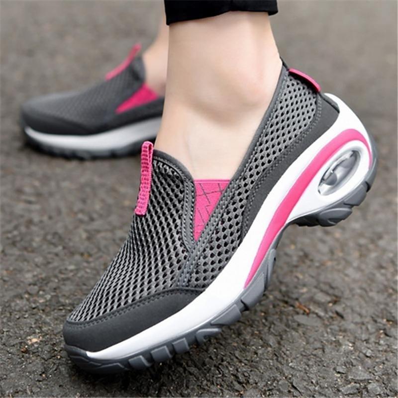 Women Athletic Sneakers Casual Slip On Breathable Shoes