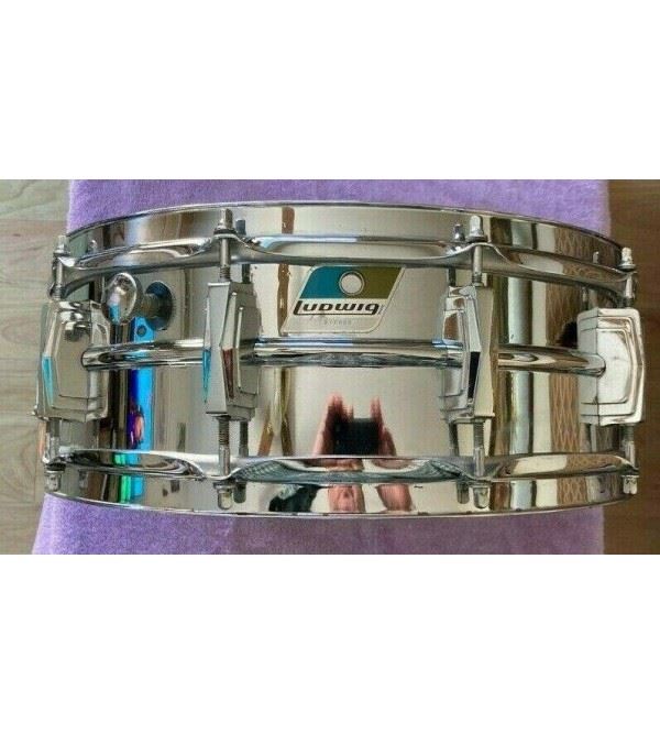 1971 Ludwig Supraphonic 5.5 X 14 snare, an old school, vintage classic!