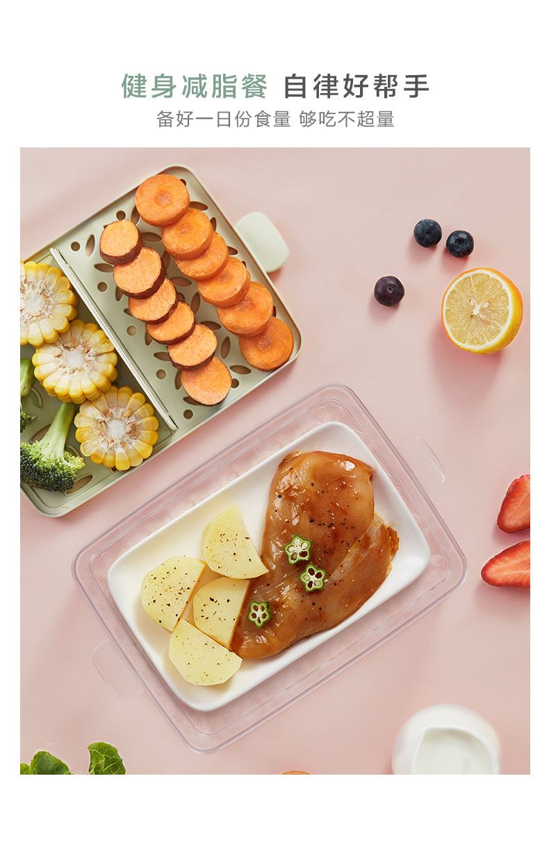 Pot Steamer Cooker Egg Boiler Home Breakfast Machine Double Layer Multifunction Timing Hot Pot Food Warmer