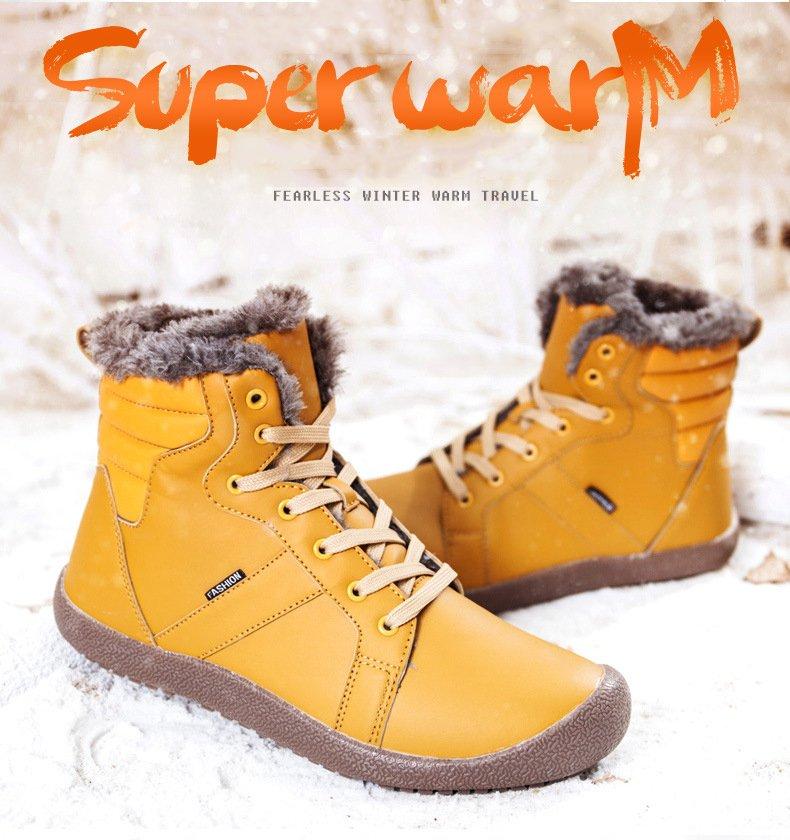 New Cotton Warm Large Size Comfortable Antiskid Shoes Couple Snow Boots