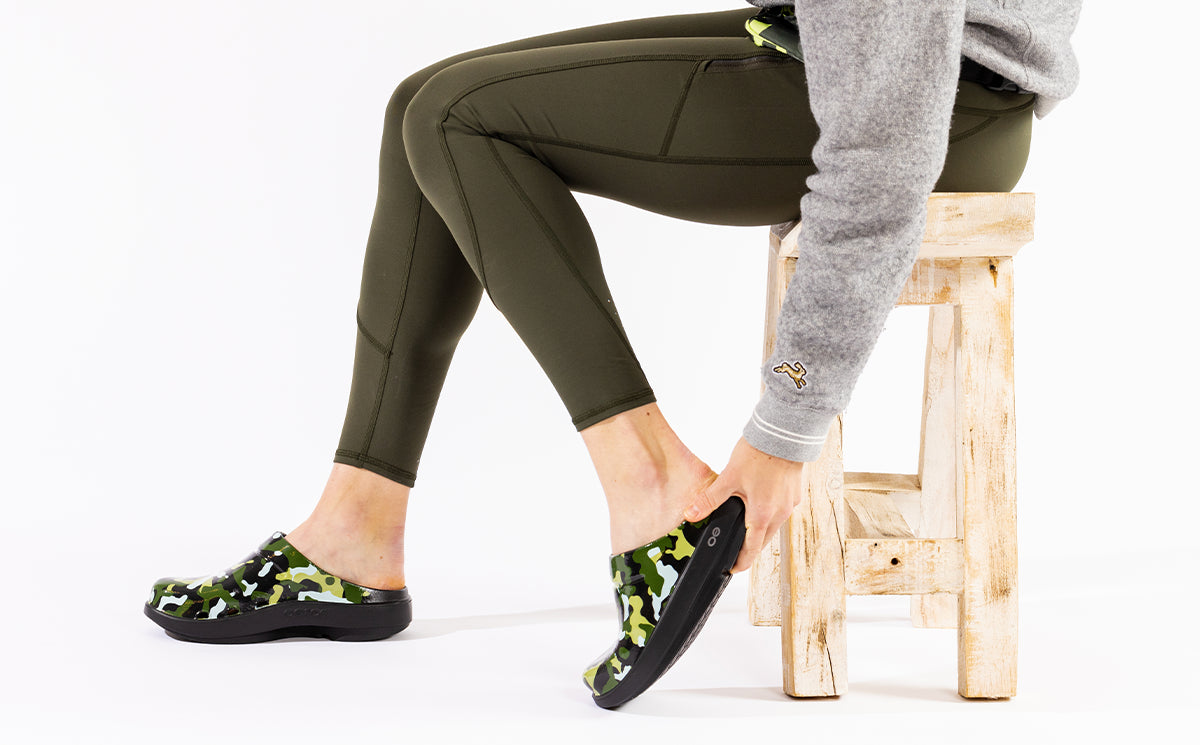 Women's OOcloog Limited Edition Clog - Jungle Camo (SALE)