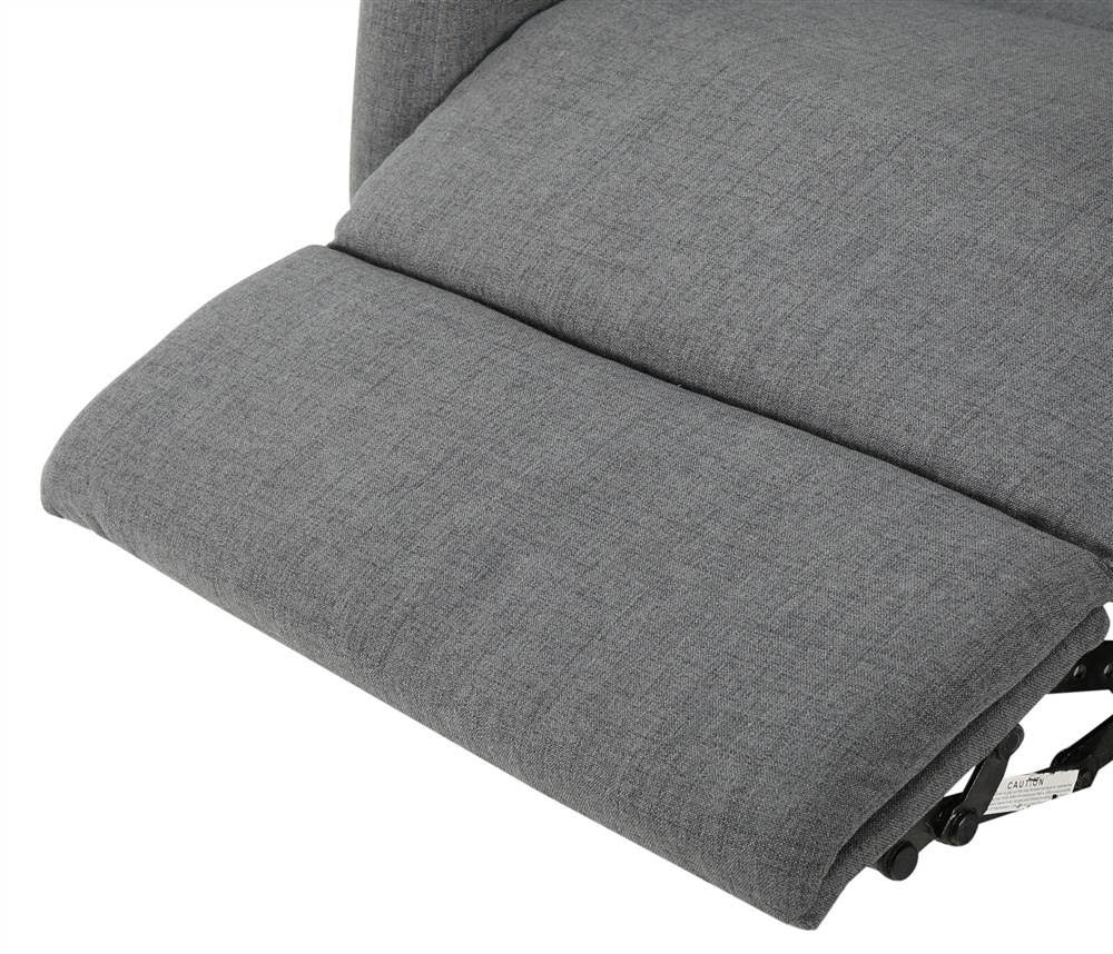 Tabahri Fabric Recliner Club Chair - Gray - Christopher Knight Home