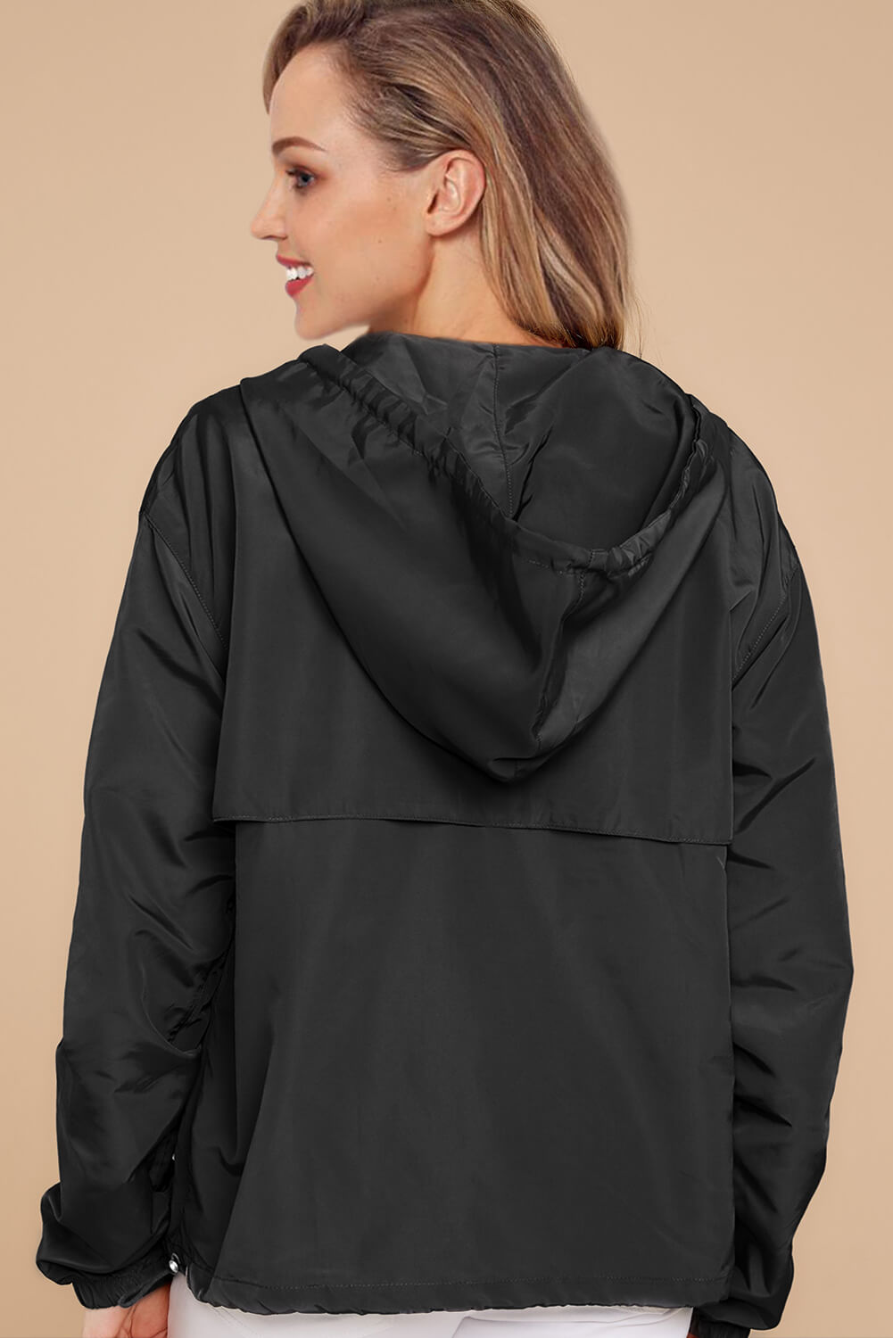 Black Windbreak Jacket