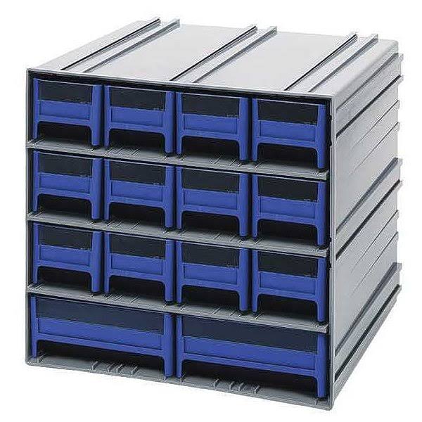 Quantum Storage Qic-12123Bl Cabinet,14 Drawers,11.38X11.75X11In,blue