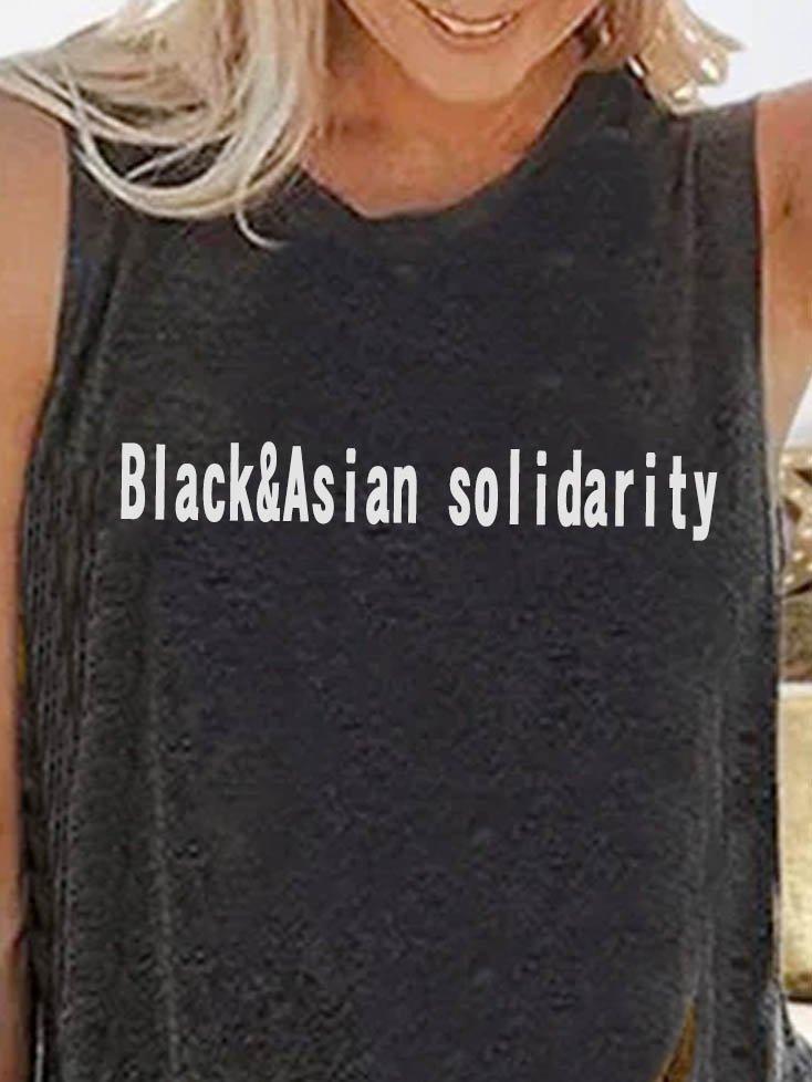 Stop Asian Hate Parade T-shirt Everyday Casual T-shirt