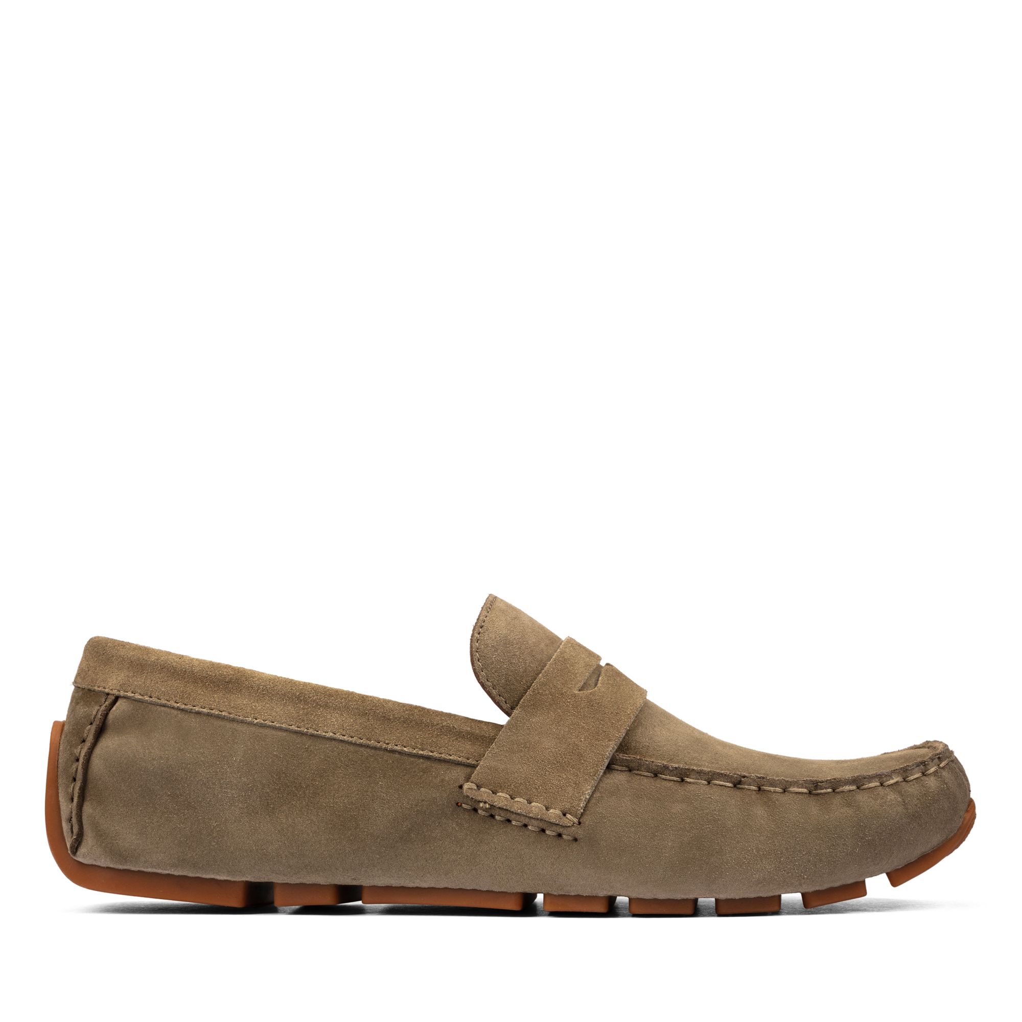 Men oswick-penny-olive-suede