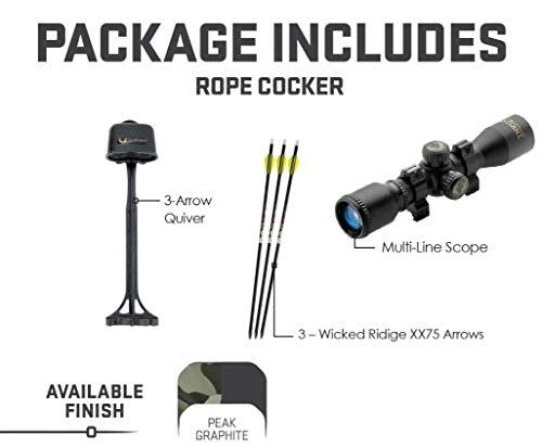 Wicked Ridge by TenPoint Blackhawk 360 Crossbow Package, Peak camo