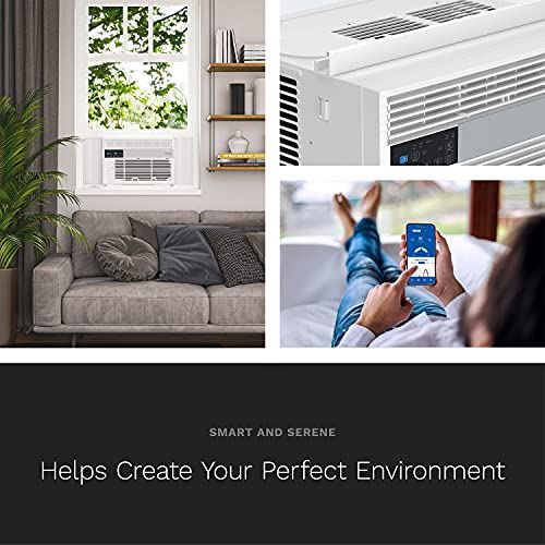 8,000 BTU Window Air Conditioner with Smart Control, Remote Control & 24 hr Timer