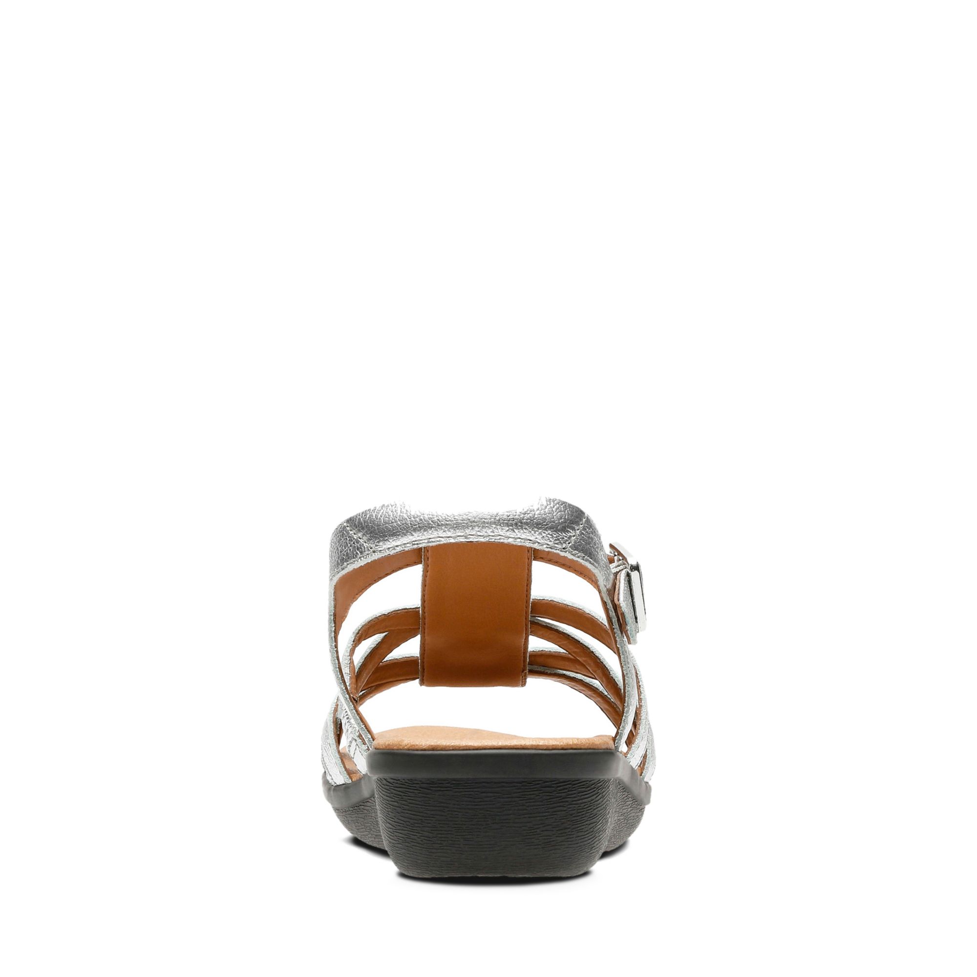 Women Sandals Manilla Bonita Silver Leather