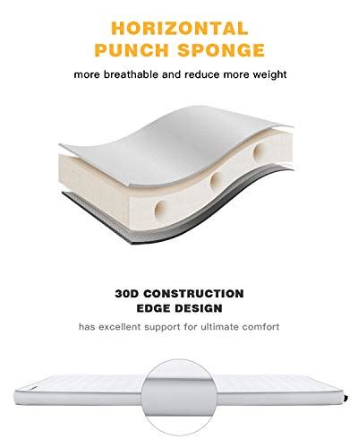 KingCamp Luxury 3D Double Self Inflating Camping Sleeping Pad Foam Air Mattress