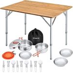 KingCamp Bamboo Heavy Duty 176 lbs Environmental Protection