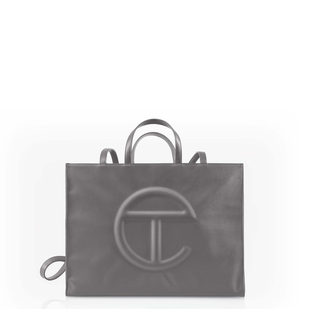 Large Grey Shopping Bag