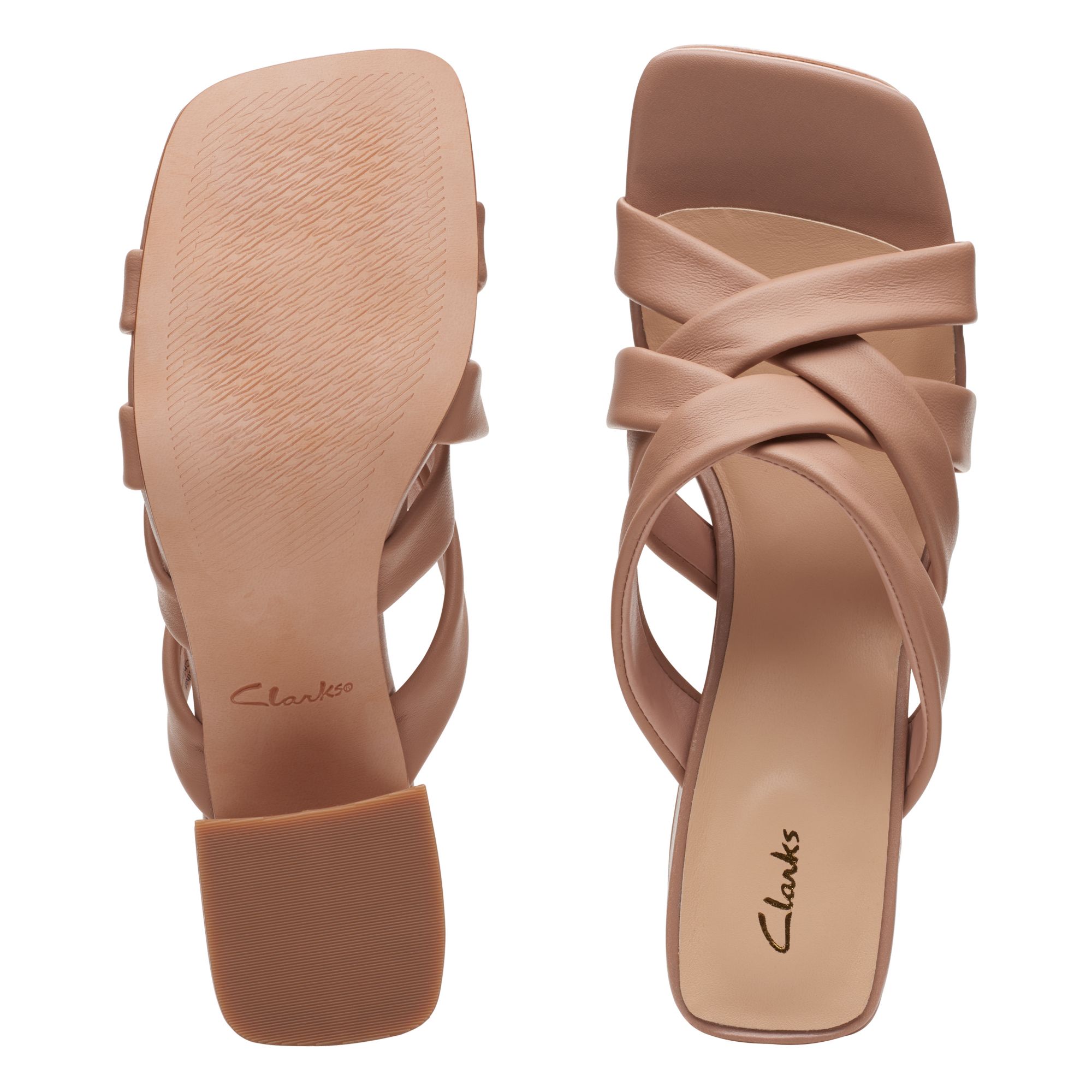 Women Sandals Sheer65 Step Praline Leather
