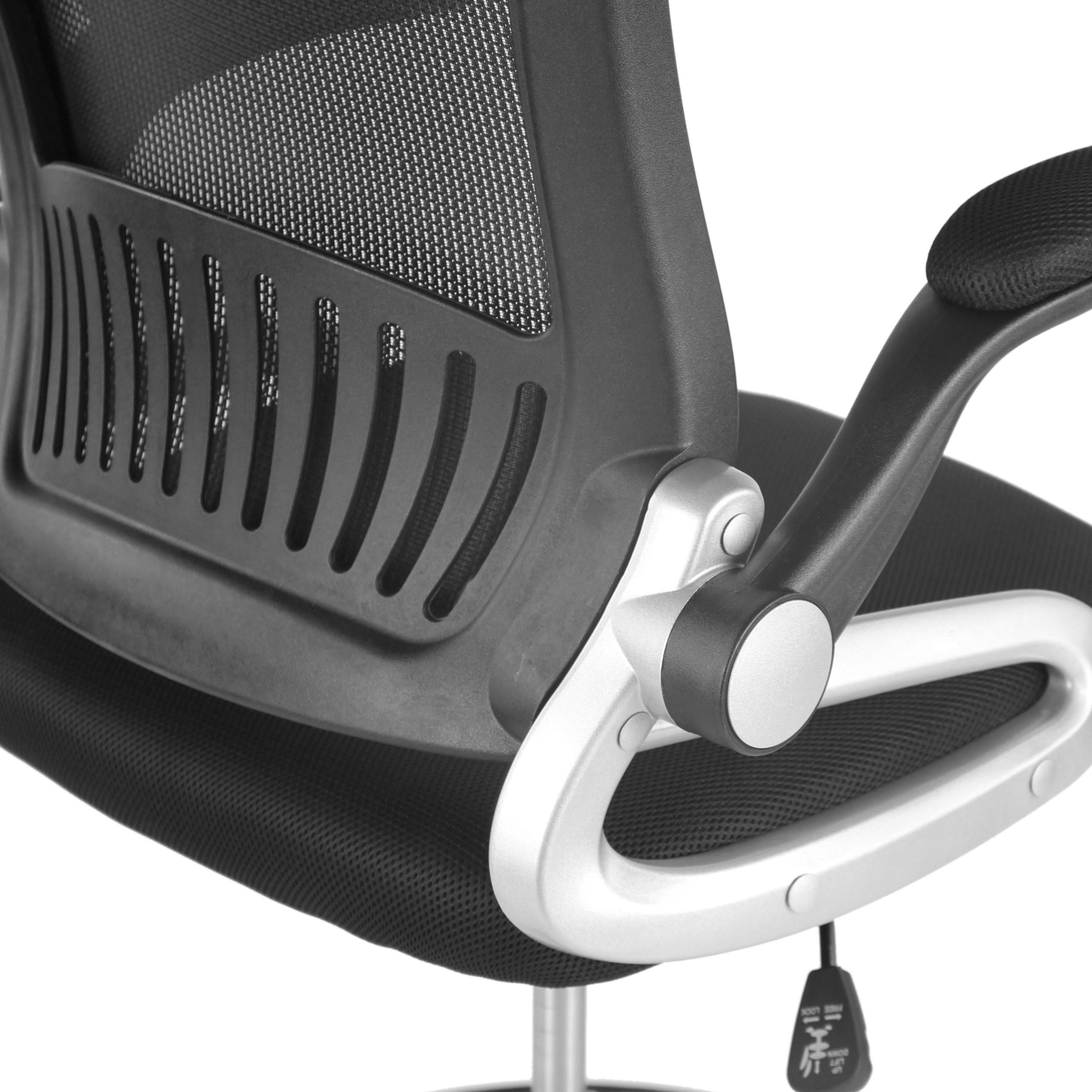 Edgemod Hargrove Drafting Chair in Black