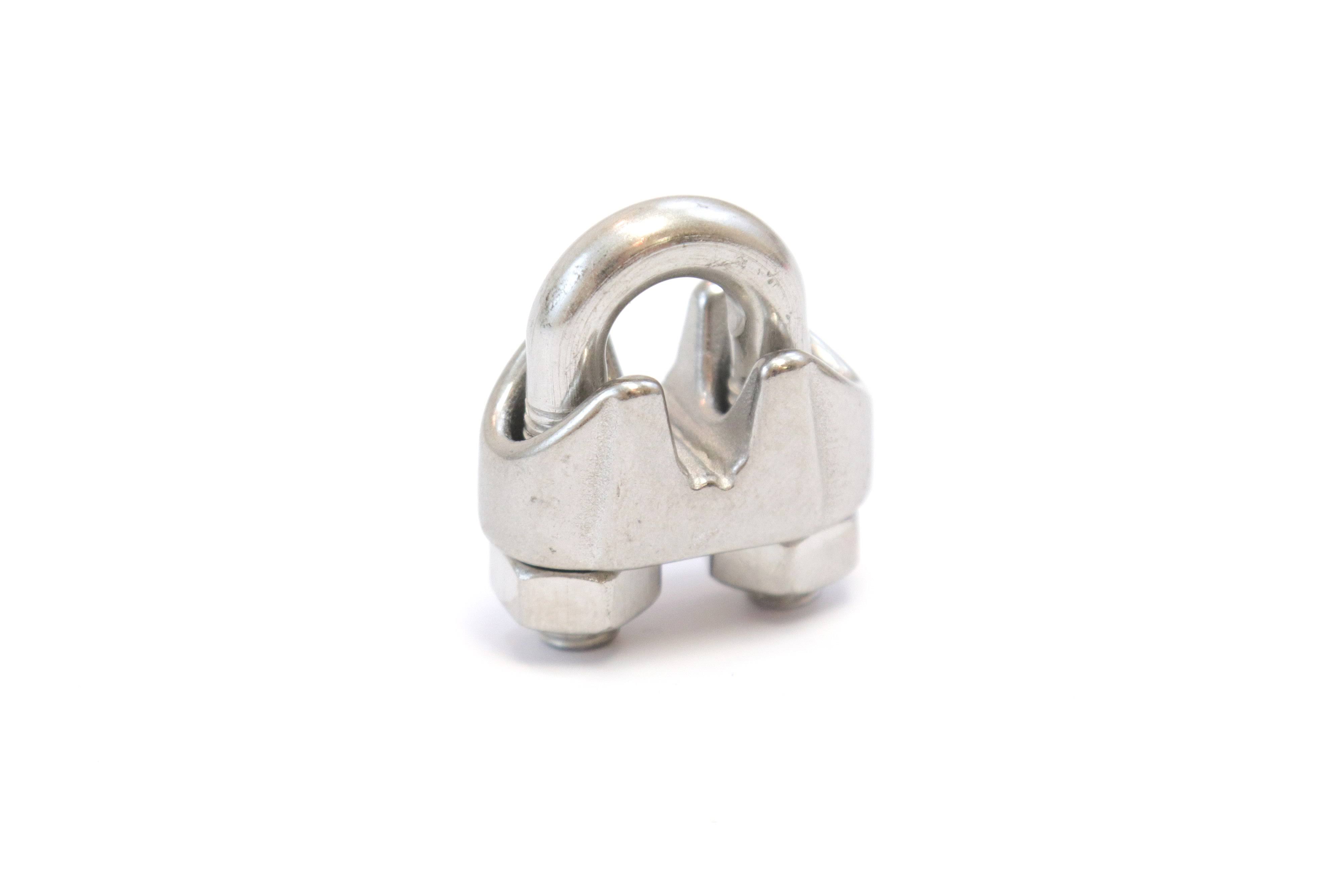 Red Hound Auto 50 - Stainless Steel Wire Rope Cable Clips 3/16 Inches - 5mm Premium