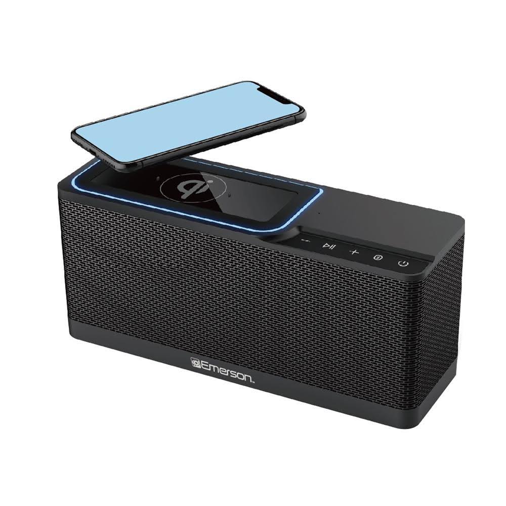 Portable Bluetooth Speaker with 20W Stereo and Wireless Charging Er-btw100