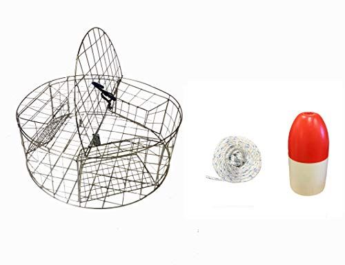 KUFA CT120+FWS103+ZIN1K Stainless Steel Round Crab Trap with Anode Zinc