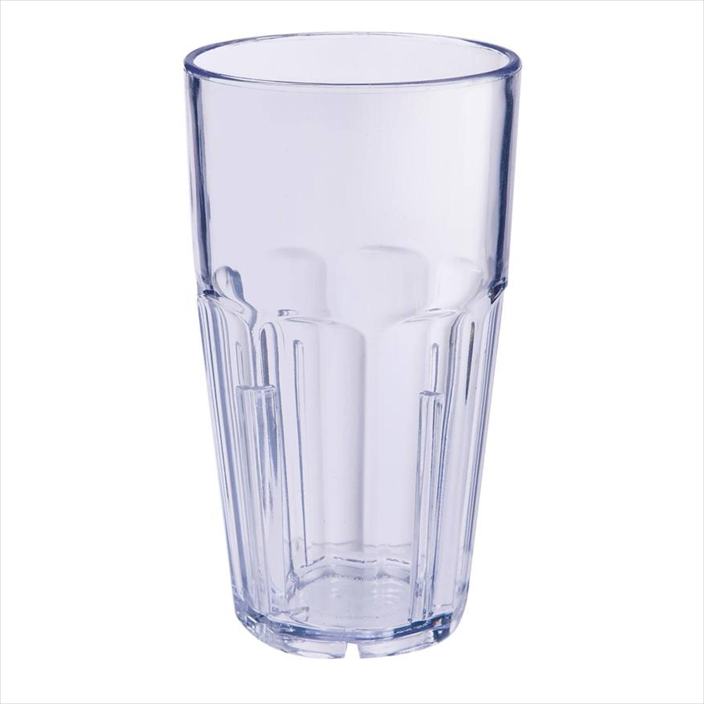 Plastic Reusable Bahama Tumblers 16 oz 3.38 x 6 Beverage Blue SAN,36 Packs