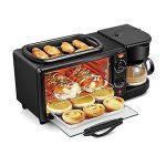 3-in-1 Breakfast Center Station, Multi-Function Toaster, 5.5′′ Griddle