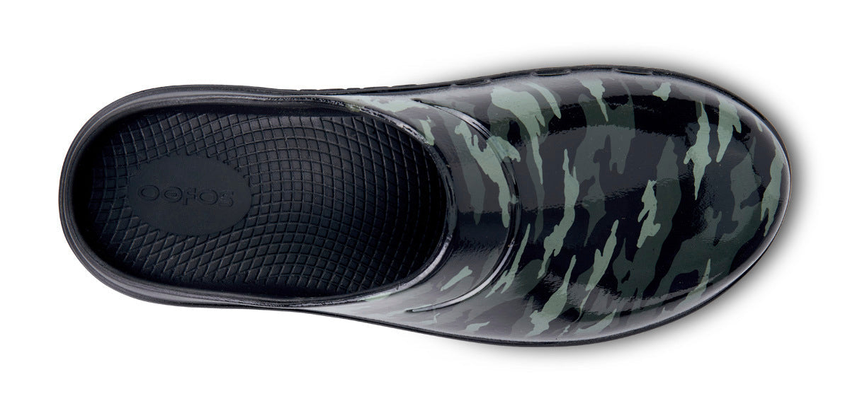 Women's OOcloog Limited Edition Clog - Green Camo (SALE)