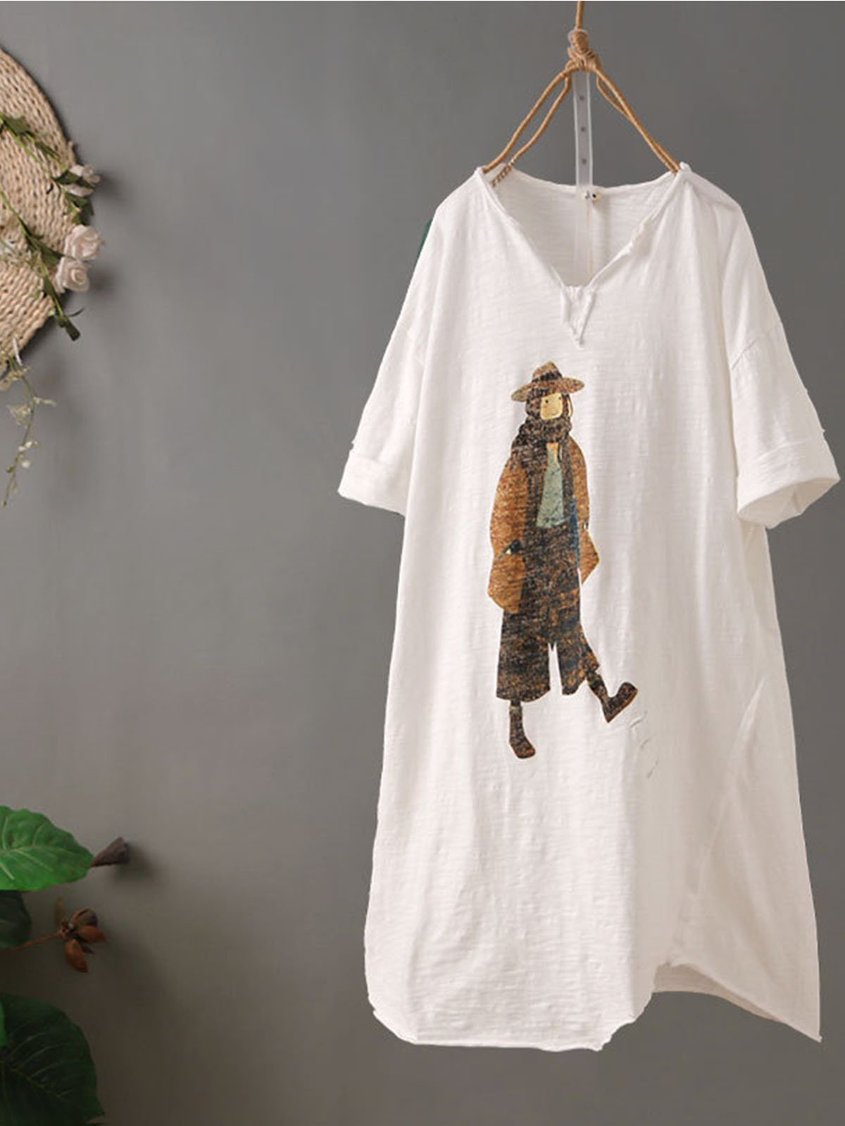 Printed Short Sleeve Shirts & Tops