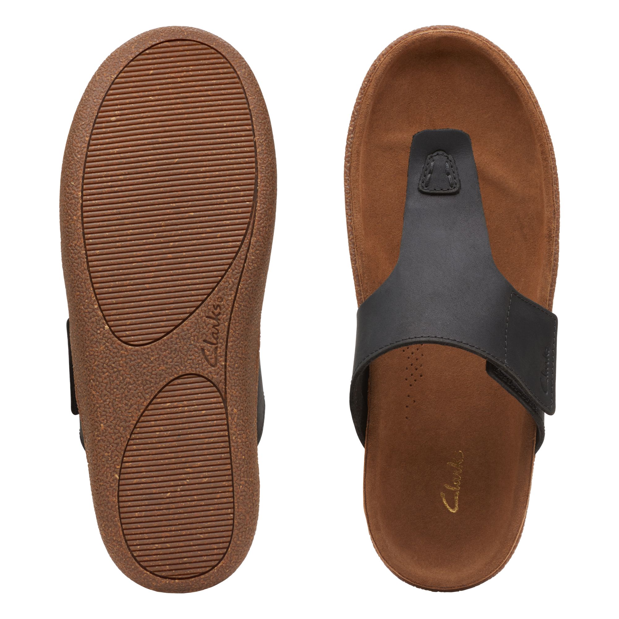 Men Sandals Pilton Post Black Leather