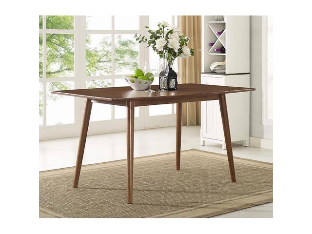 Ergode 60x22 Wood Mid-Century Kitchen Dining Table - Brown