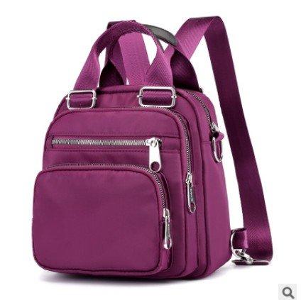 Floral Nylon Zipper Backpacks Crossbody Bags