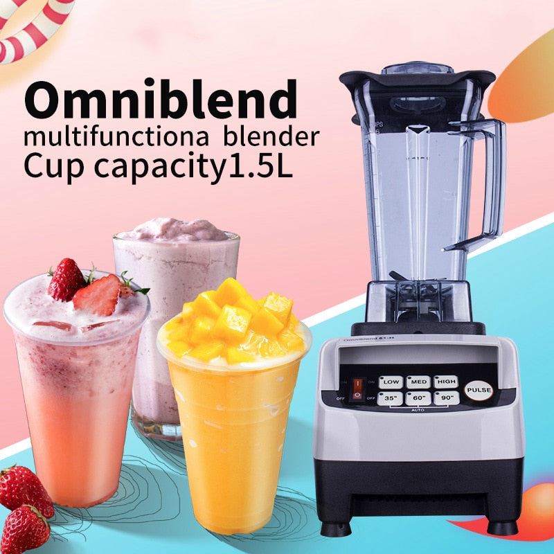 1.5L High speed blender Mixer Small blender Mincing machine Home use