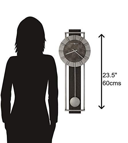 Metal Frame Oscar Wall Clock 625-692 with Pendulum & Quartz Movement