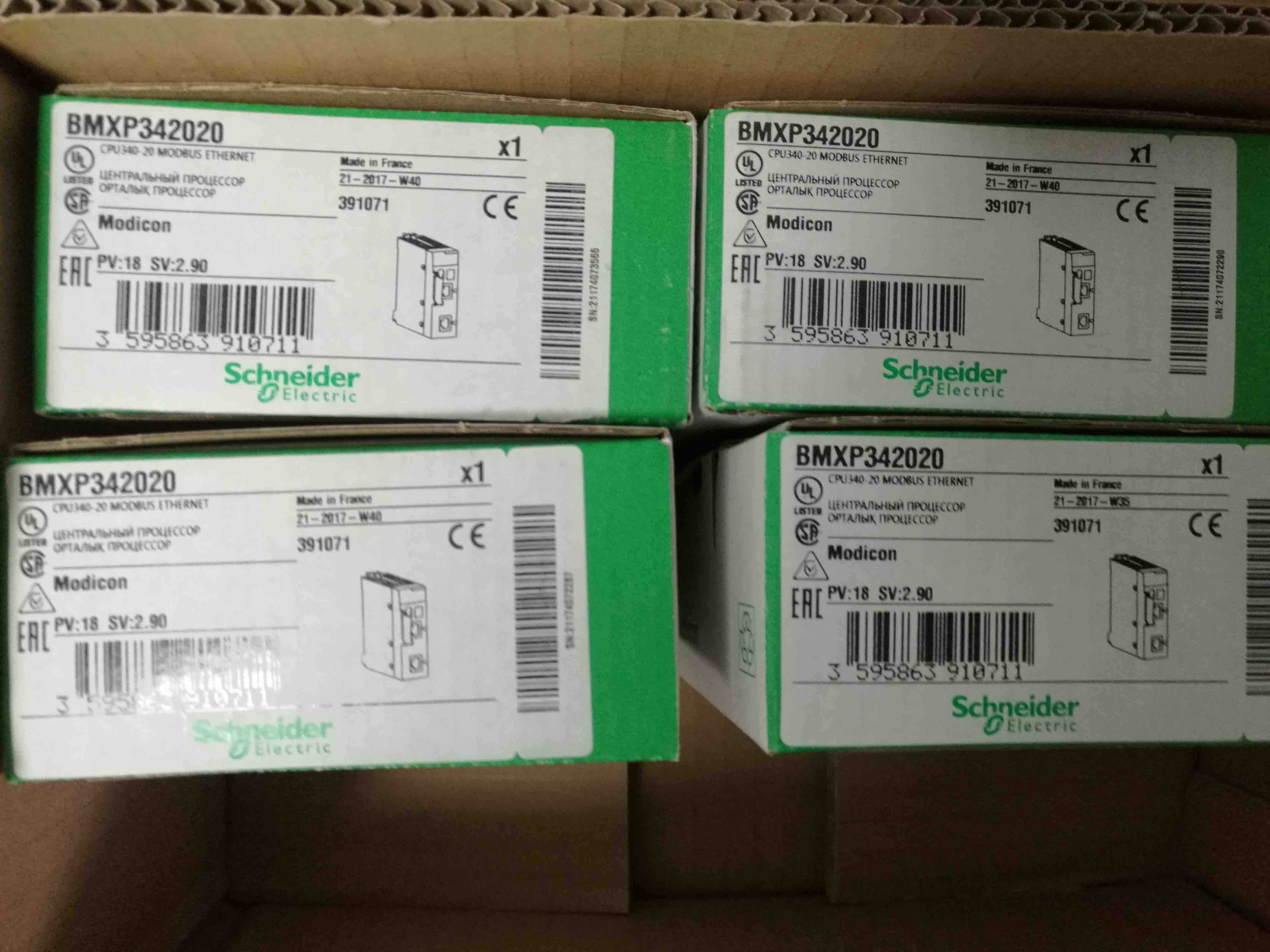 BMXP342020 Schneider Processor module M340 Original Factory Sealed New