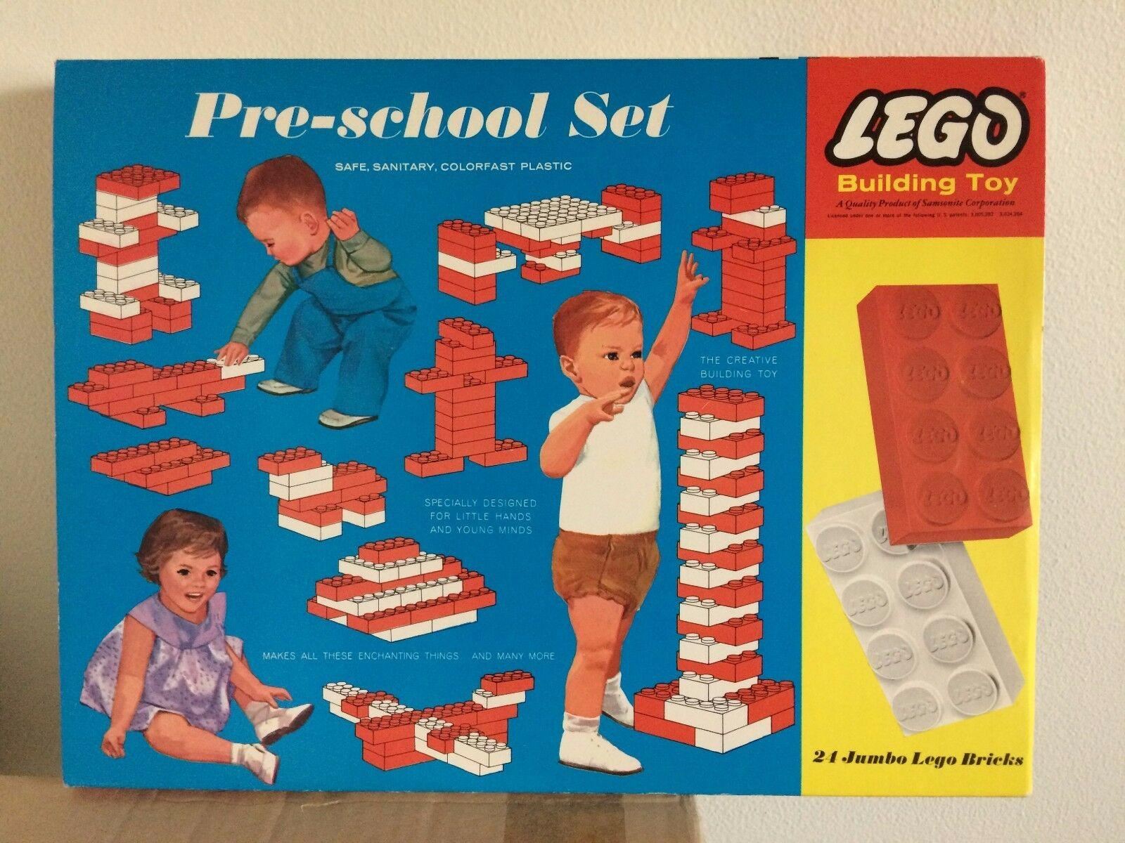 1964 Vintage Lego Samsonite Pre-school Set (041) New Unopened