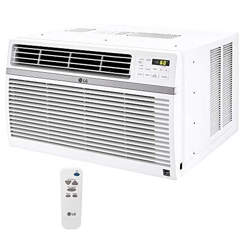 LG 8,000 BTU 115V Window-Mounted Air Conditioner with Remote Control
