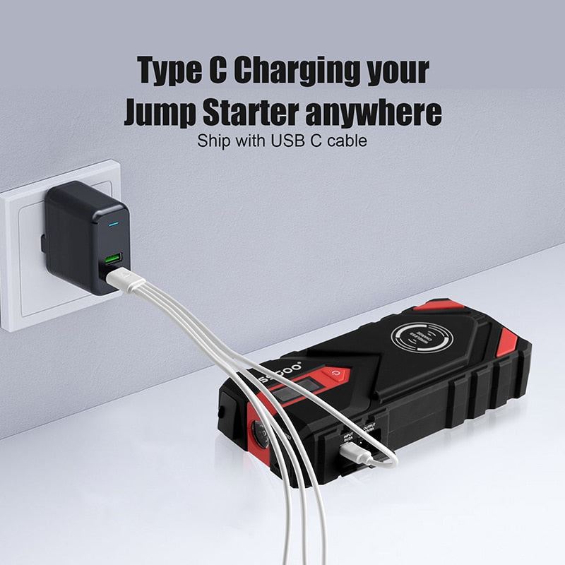 ESSGOO Car Jump Starter Power Bank 20000mAh 12V Starting device